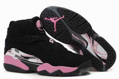 jordan fille noir et rose